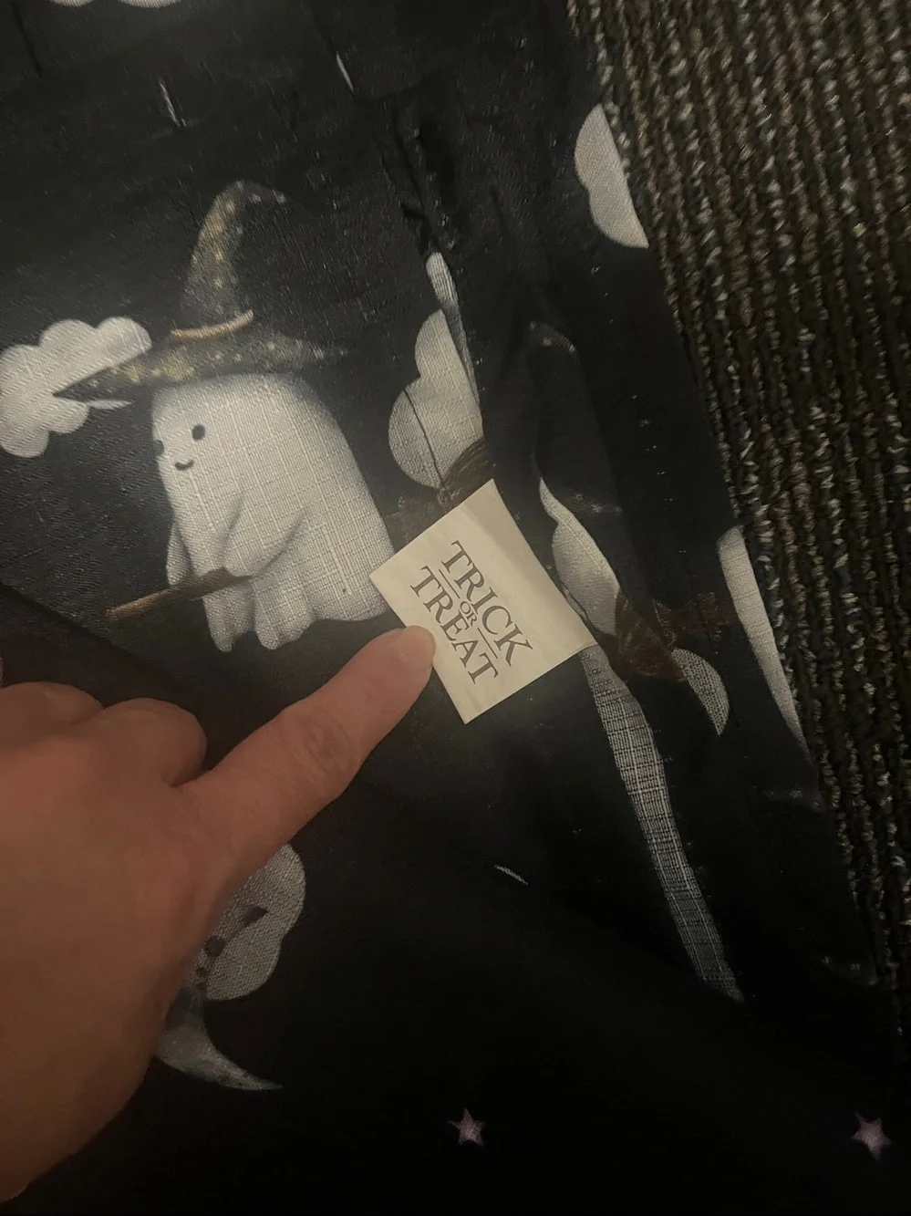 Halloween shower curtain